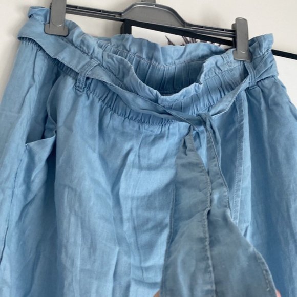 Lightweight denim look tie waist skirt Size 20 Kmart - Picture 3 of 4